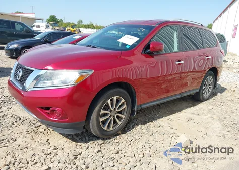 2014 Nissan Pathfinder Sv z USA, uszkodzony, nr VIN 5N1AR2MN2EC723166